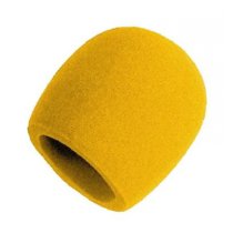 Yellow Foam Windscreen for All Shure Ball Type Mic