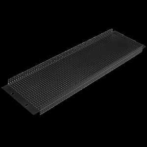 19″ 3 RU Recessed Vent Rack Panel