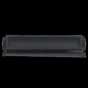 19″ Rack Mount Security Panel 2RU Ebony Black