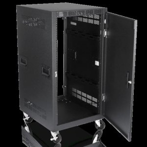21RU Mobile Equipment Rack, No Doors (25.5″ Deep)