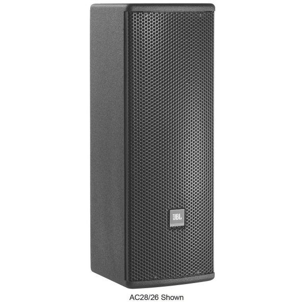 Compact 2-way Loudspeaker with Dual 8” Drivers (120° x 60°, White)