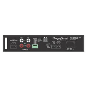 Global 3 Channel 40W Mixer Amplifier
