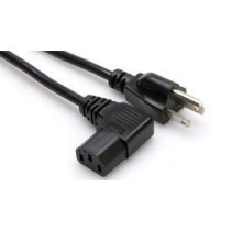 POWER CORD IEC C13 - NEMA 5-15P RA 1FT