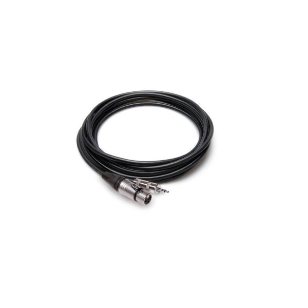 MIC CABLE XLR3F - 3.5MM TRS 15FT