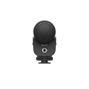 Highly directional on-camera shotgun microphone