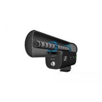 Highly directional on-camera shotgun microphone