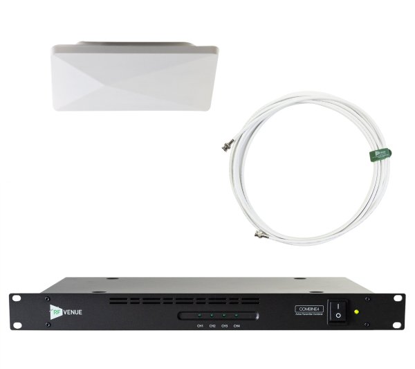 4 Channel In-Ear Monitor Upgrade Pack with White CP Architectural Antenna