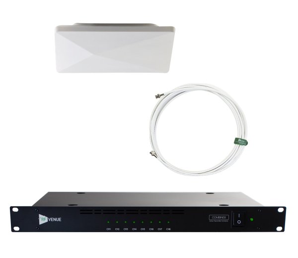 8 Channel In-Ear Monitor Upgrade Pack with White CP Architectural Antenna