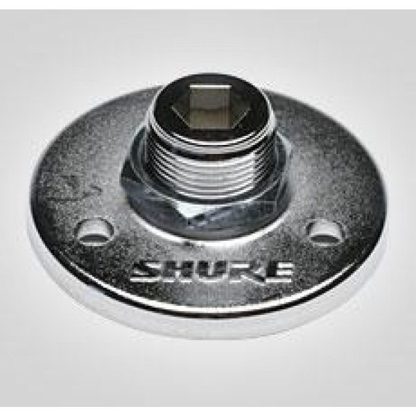 5/8"-27 Threaded Mounting Flange, Matte Silver