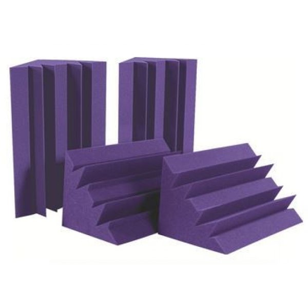 LENRD Series Bass Traps (8-pack, Purple)