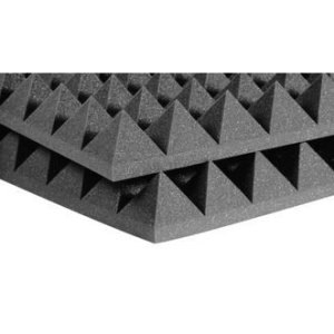 4″ Studiofoam Pyramids (6-pack, 2'x2'x4″, Charcoal)
