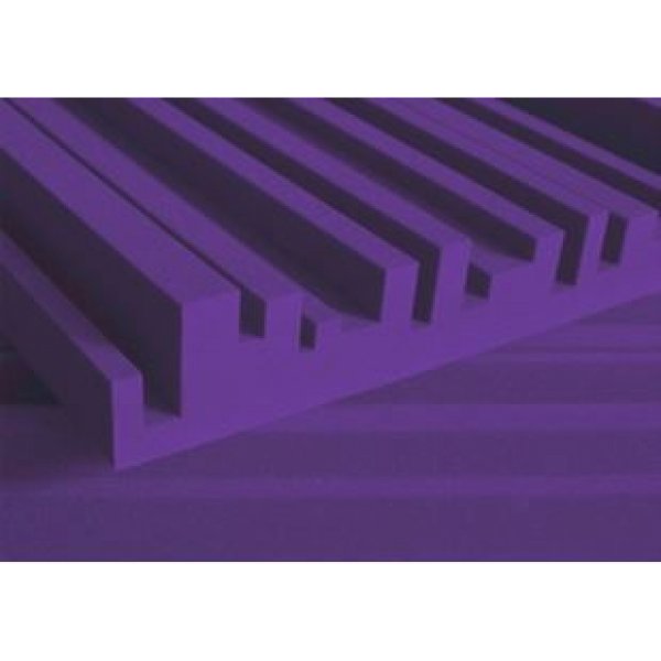 4" Studiofoam Metro Mid-High Absorber (6-pack, 2'x4'x4", Purple)
