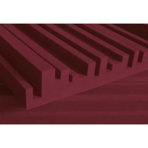 4" Studiofoam Metro Mid-High Absorber (6-pack, 2'x4'x4", Burgundy)