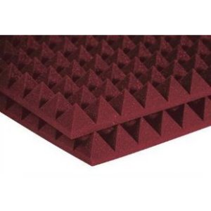 2″ Studiofoam Pyramids (12-pack, 2'x4'x2″, Burgundy)