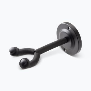 Wall-Mount Guitar Hanger with Round Metal Base