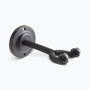Wall-Mount Guitar Hanger with Round Metal Base