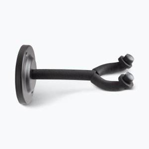 Wall-Mount Guitar Hanger with Round Metal Base