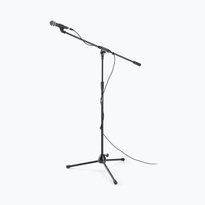 Production-Grade Mic Stand with Tripod Base and Boom Arm