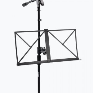 Clamp-On Sheet Music Bookplate for Mic Stands