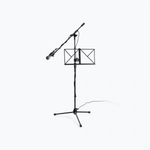 Clamp-On Sheet Music Bookplate for Mic Stands