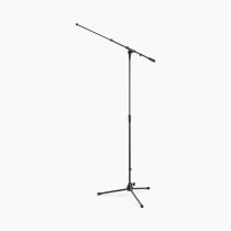 Production-Grade Mic Stand with Tripod Base and Telescoping Boom Arm