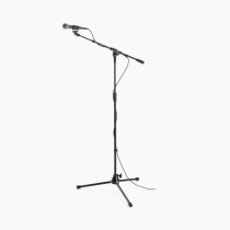 Production-Grade Mic Stand with Tripod Base and Telescoping Boom Arm