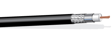 West Penn 807xbk1000 Rg-8x/u 16g Str Foil/braid Jkt