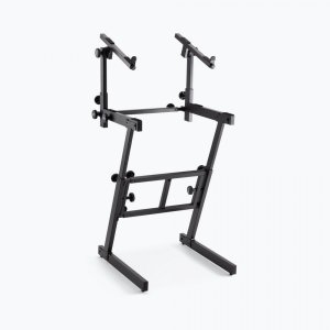 Folding-Z Keyboard Stand with Second Tier