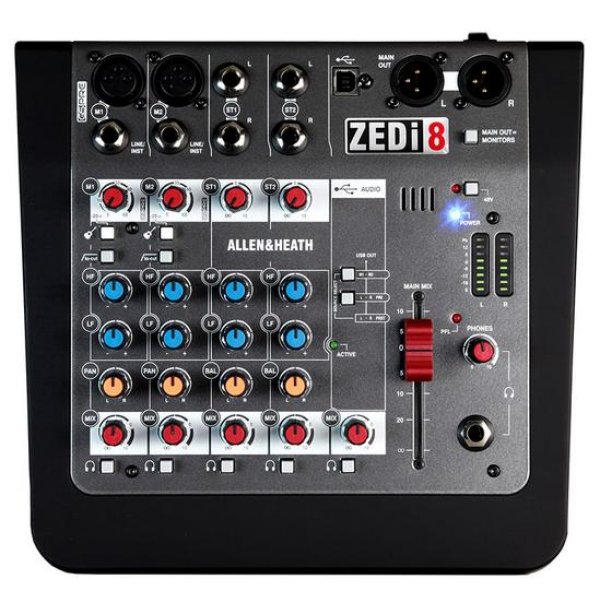 2 Mic/Line with Active DI 2 Stereo Inputs, 24/96kH