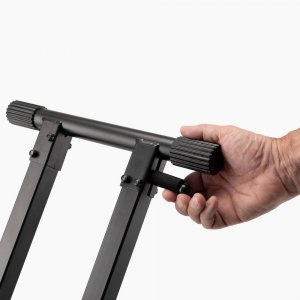 ERGO-LOK Double-X Keyboard Stand with Lok-Tight Construction