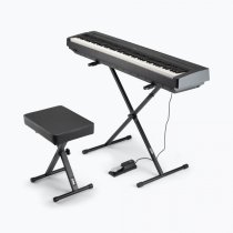 Keyboard Stand and Bench Pack with Keyboard Sustain Pedal