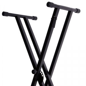 Double-X Keyboard Stand with Bolted Construction