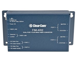 Clearcom Fim-4w2Dual port fiber matrix to 2 re