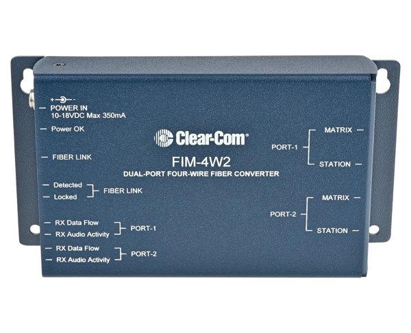 Clearcom Fim-4w2Dual port fiber matrix to 2 re