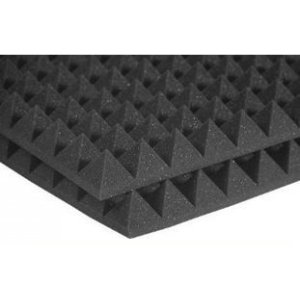2″ Studiofoam Pyramids (12-pack, 2'x4'x2″, Charcoal)