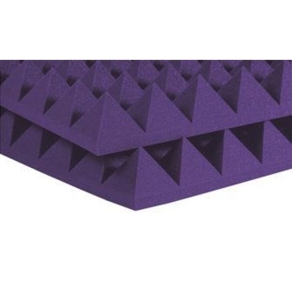 4" Studiofoam Pyramids (6-pack, 2'x2'x4", Purple)