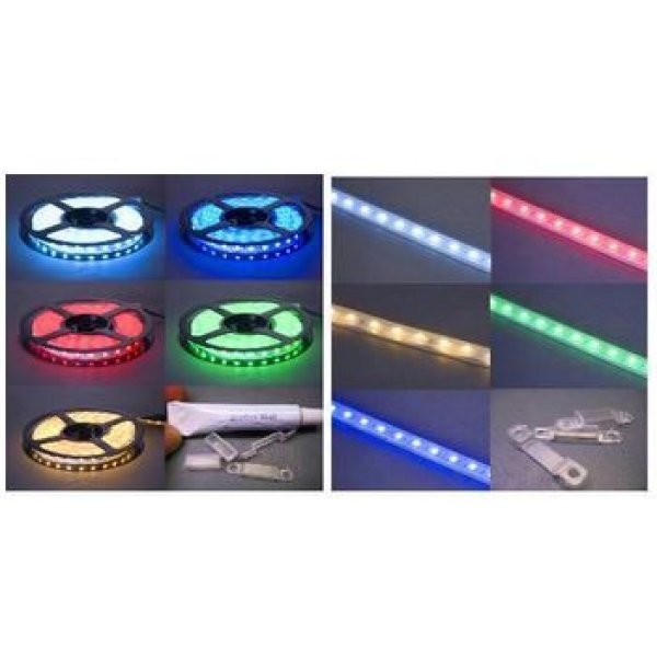 10’ Flexible RGB LED Pixel Tape with Waterproof Cover
