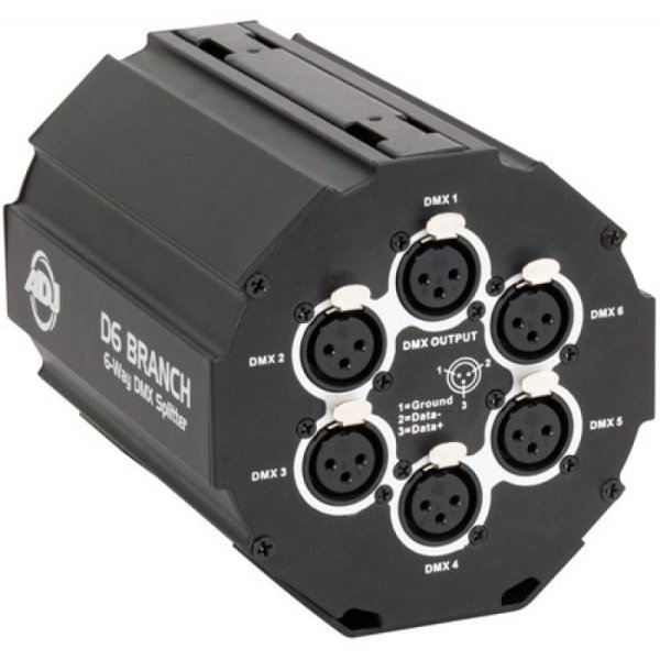 D6 BRANCH; 6WAY, DMX SPLITTER