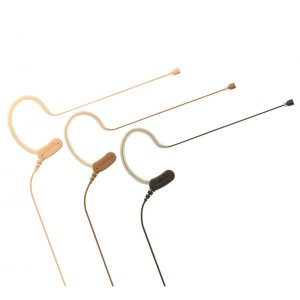 Omnidirectional Earset Headworn Microphone, Cocoa
