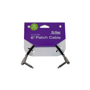 6" Patch Cable w/ Pancake Connectors (Black)