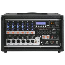 PVi Series 6ch 400W Powered Mixer with USB and Bluetooth
