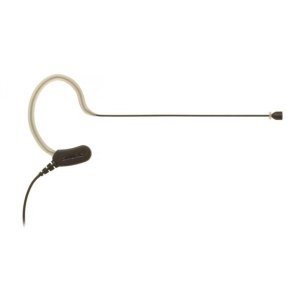 Omnidirectional Earset Headworn Microphone, Black