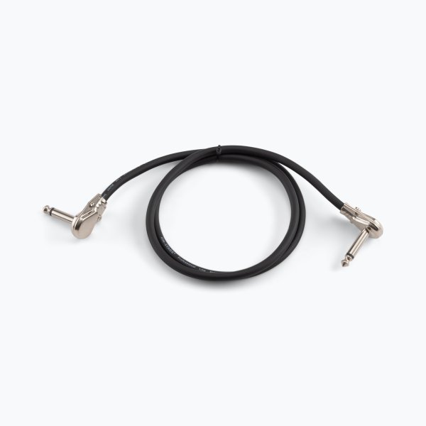 3' Patch Cable w/ Pancake Connectors (Black)