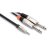 PRO Y CABLE 3.5MM TRS - 1/4