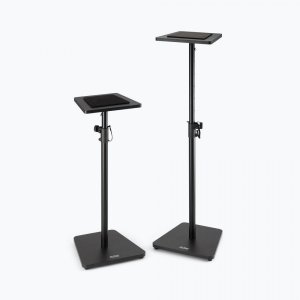 Wood Studio Monitor Stands (Black, Pair)