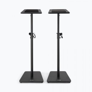 Wood Studio Monitor Stands (Black, Pair)