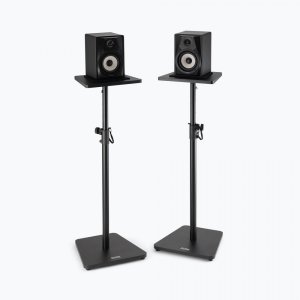Wood Studio Monitor Stands (Black, Pair)