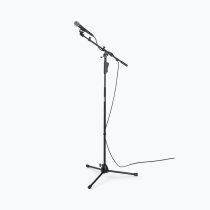 One-Handed Mic Stand with Tripod Base