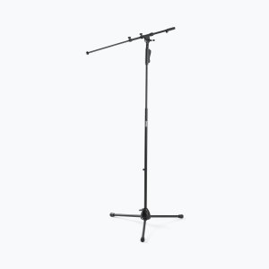 One-Handed Boom Mic Stand with Tripod Base
