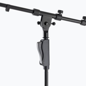 One-Handed Boom Mic Stand with Tripod Base